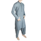 Men's Mashriq Embroidered Kurta Shalwar Suit - Hunter Green, Men, Shalwar Kameez, Chase Value, Chase Value