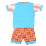 Boys Half Sleeves Suit 4546 - Blue, Kids, Boys Sets And Suits, Chase Value, Chase Value