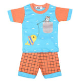 Boys Half Sleeves Suit 4549 - Blue, Kids, Boys Sets And Suits, Chase Value, Chase Value