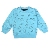 Boys Terry Sweat Shirt - Blue, Boys Hoodies & Sweat Shirts, Chase Value, Chase Value
