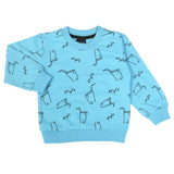 Boys Terry Sweat Shirt - Blue, Boys Hoodies & Sweat Shirts, Chase Value, Chase Value