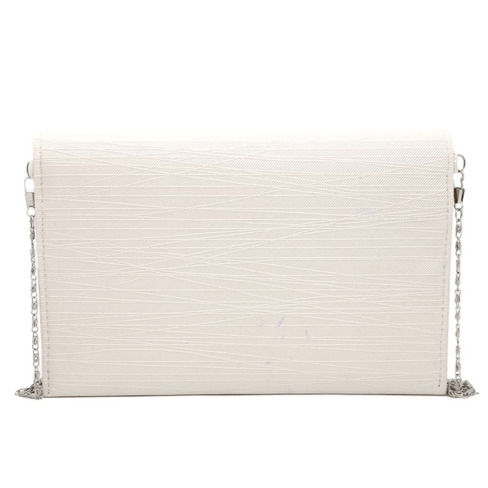 Women's Clutch (Kam-338) - Off White, Women, Clutches, Chase Value, Chase Value