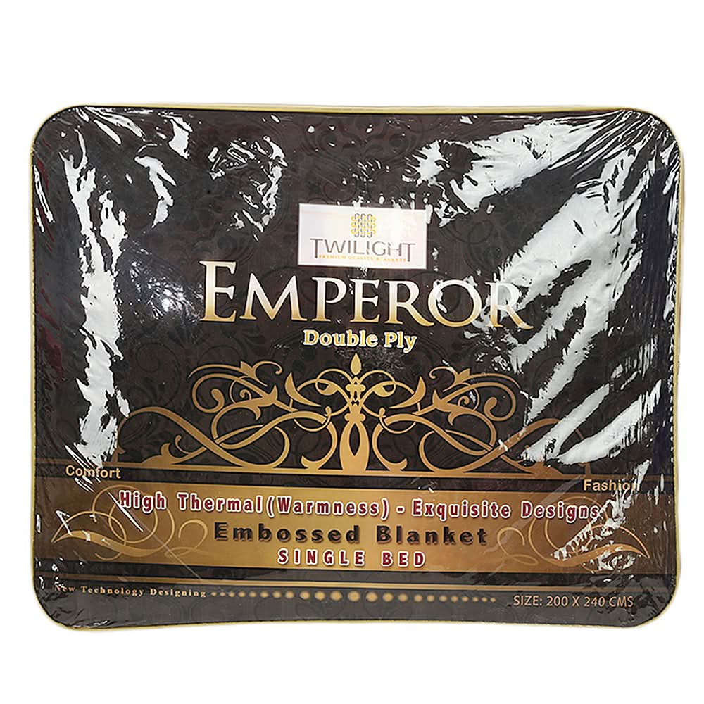 Emperor Blanket 2 PLY Single Bed - Multi, Home & Lifestyle, Blanket, Chase Value, Chase Value