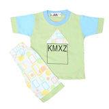 Boys Half Sleeves Suit 4540 - Green, Kids, Boys Sets And Suits, Chase Value, Chase Value