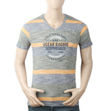 Men's Yarn Dyed Half Sleeves T-Shirt - Multi, Men, T-Shirts And Polos, Chase Value, Chase Value