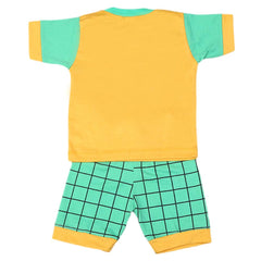 Boys Half Sleeves Suit 4543 - Yellow, Kids Clothes & Accessories, Chase Value, Chase Value