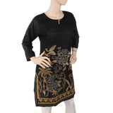 Women's Embroidered Kurti - Black, Women, Ready Kurtis, Chase Value, Chase Value