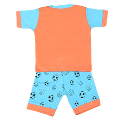 Boys Half Sleeves Suit 4545 - Peach, Kids, Boys Sets And Suits, Chase Value, Chase Value