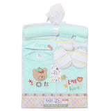 Newborn 8 Piece Blanket Gift Set - Cyan, Kids, Newborn Gift Set, Chase Value, Chase Value