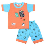Boys Half Sleeves Suit 4545 - Peach, Kids, Boys Sets And Suits, Chase Value, Chase Value