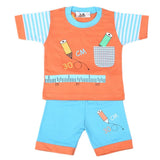 Boys Half Sleeves Suit 4542 - Peach, Kids, Boys Sets And Suits, Chase Value, Chase Value