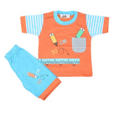 Boys Half Sleeves Suit 4542 - Peach, Kids, Boys Sets And Suits, Chase Value, Chase Value
