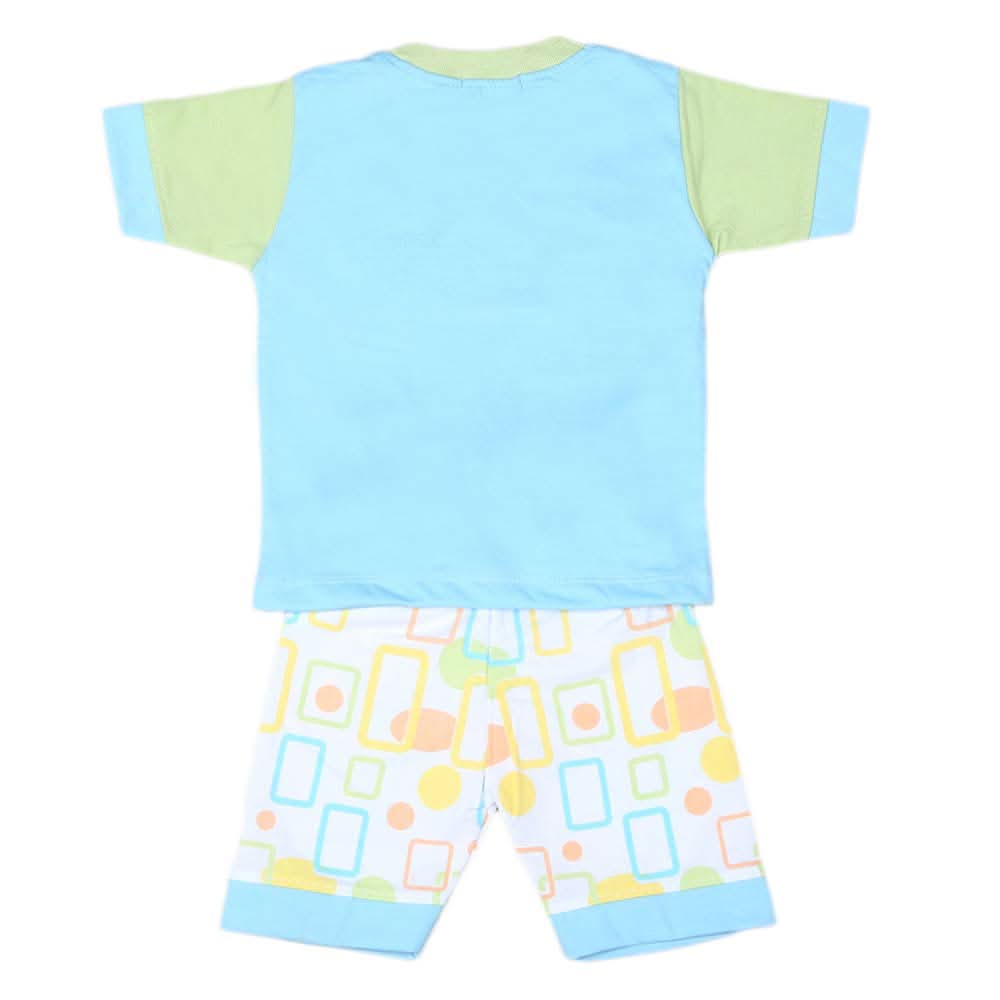 Boys Half Sleeves Suit 4540 - Light Blue, Kids, Boys Sets And Suits, Chase Value, Chase Value