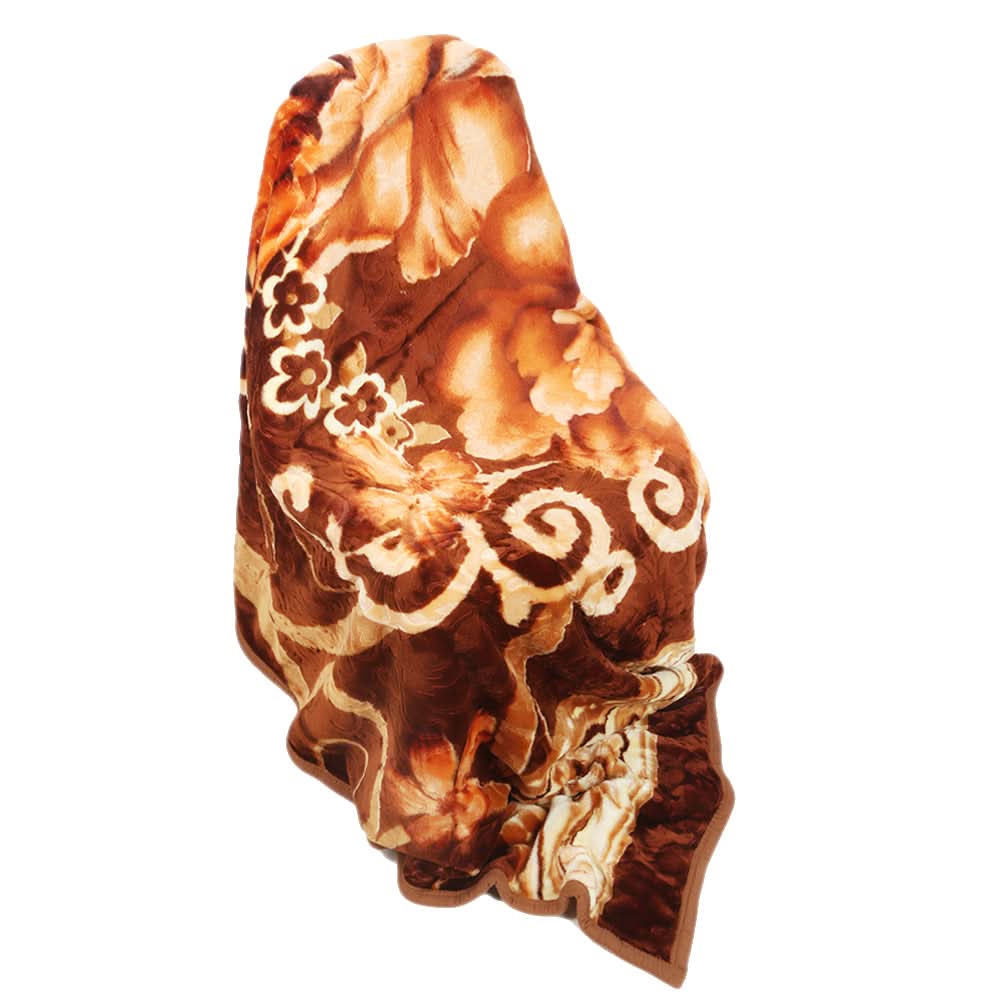 Orchid Blanket 2 PLY Double Bed - Brown, Home & Lifestyle, Blanket, Chase Value, Chase Value