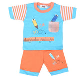 Boys Half Sleeves Suit 4542 - Blue, Kids, Boys Sets And Suits, Chase Value, Chase Value