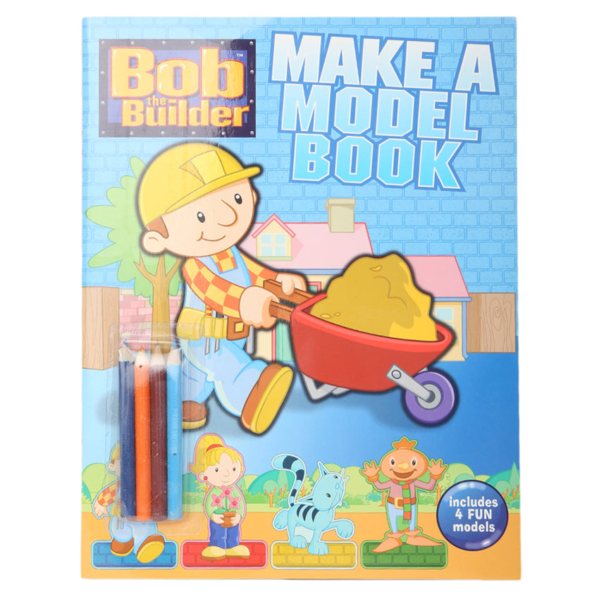 Colour Pencil Book Bob The Builder, Kids, Kids Educational Books, 6 to 9 Years, Chase Value
