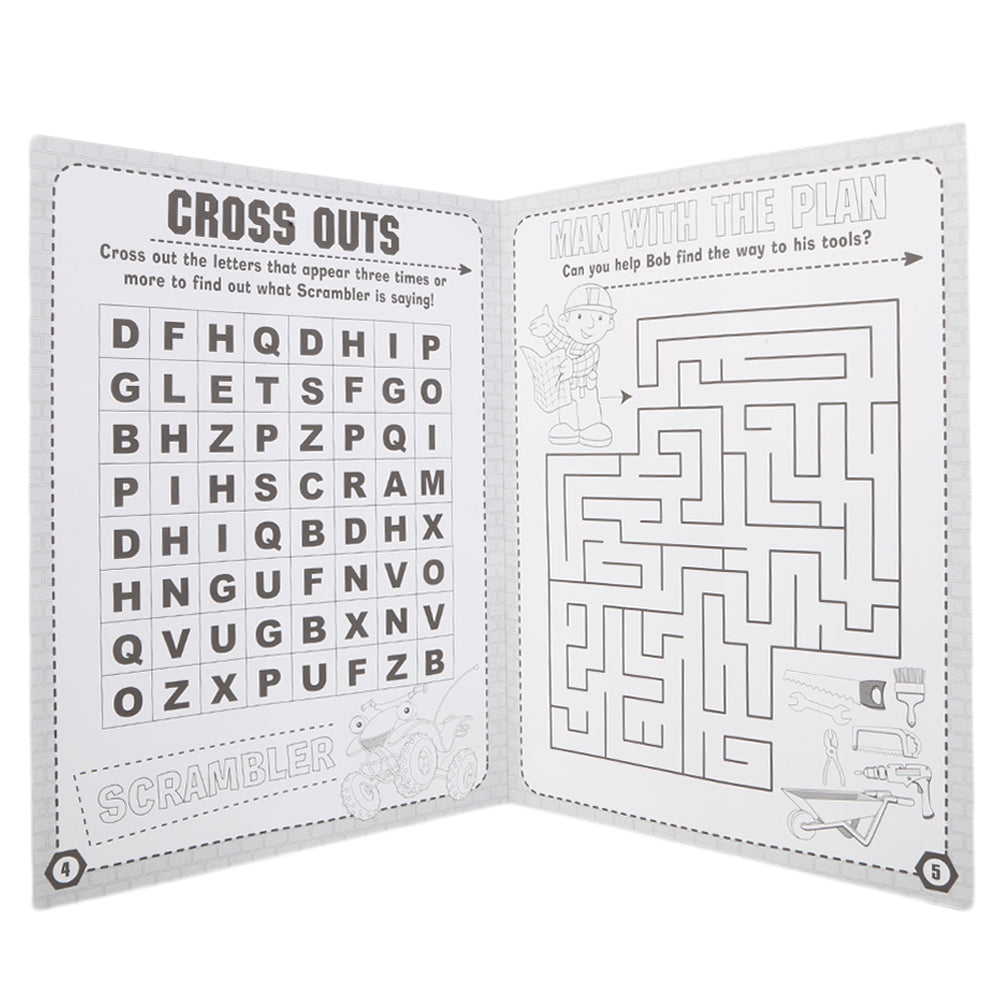 Colour Pencil Book Bob The Builder, Kids, Kids Educational Books, 6 to 9 Years, Chase Value