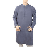 Men's Slim Fit Embroidered Kurta - Purple, Men, Kurtas, Chase Value, Chase Value