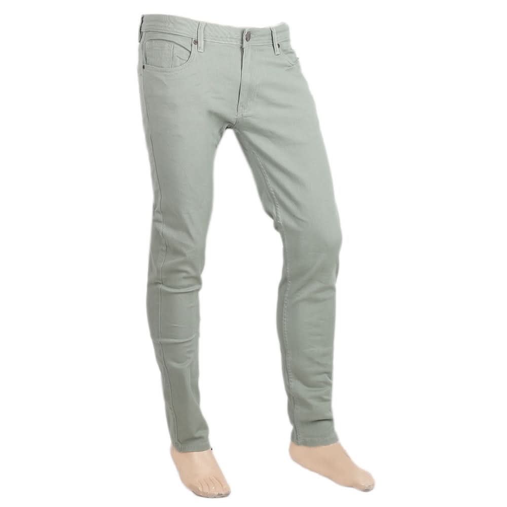 Men's Cotton Pant - Light Green, Men, Casual Pants And Jeans, Chase Value, Chase Value