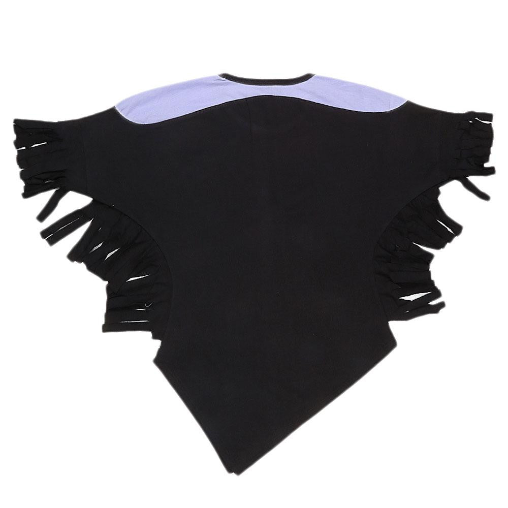 Girls Half Sleeve Printed T-Shirt - Black - test-store-for-chase-value