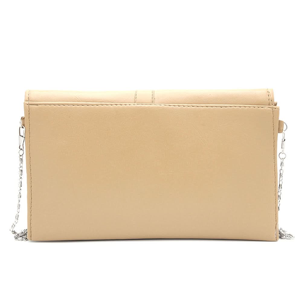 Women's Clutch Kam-2057 - Beige, Women, Clutches, Chase Value, Chase Value