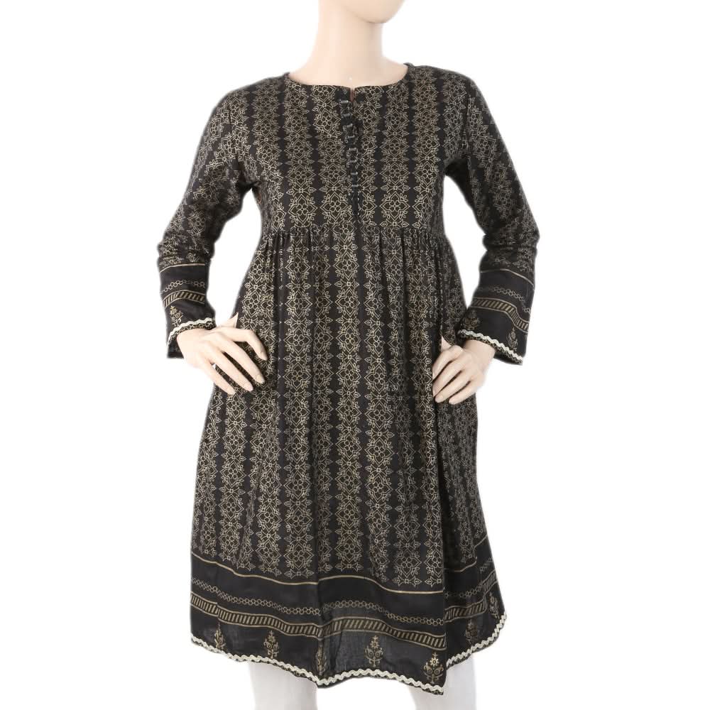 Women's Kurti - Black, Women, Ready Kurtis, Chase Value, Chase Value
