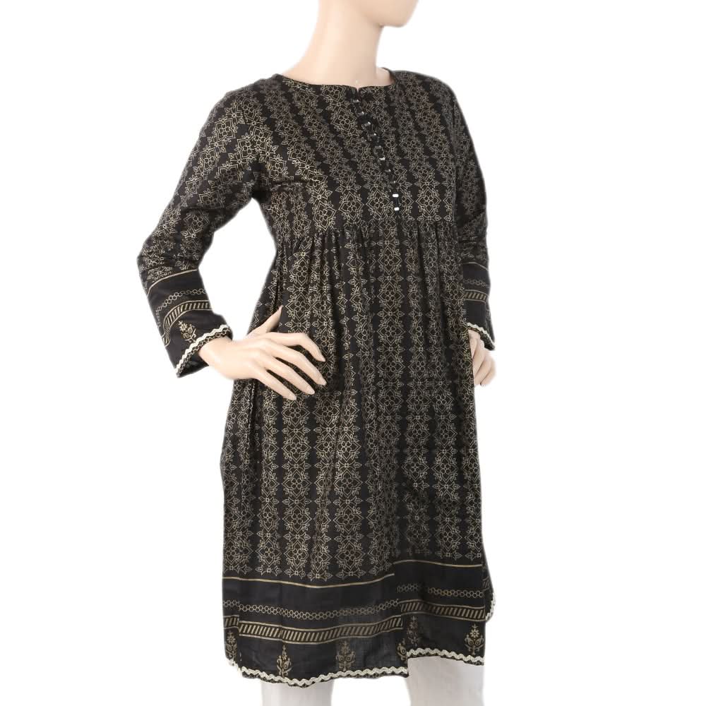 Women's Kurti - Black, Women, Ready Kurtis, Chase Value, Chase Value