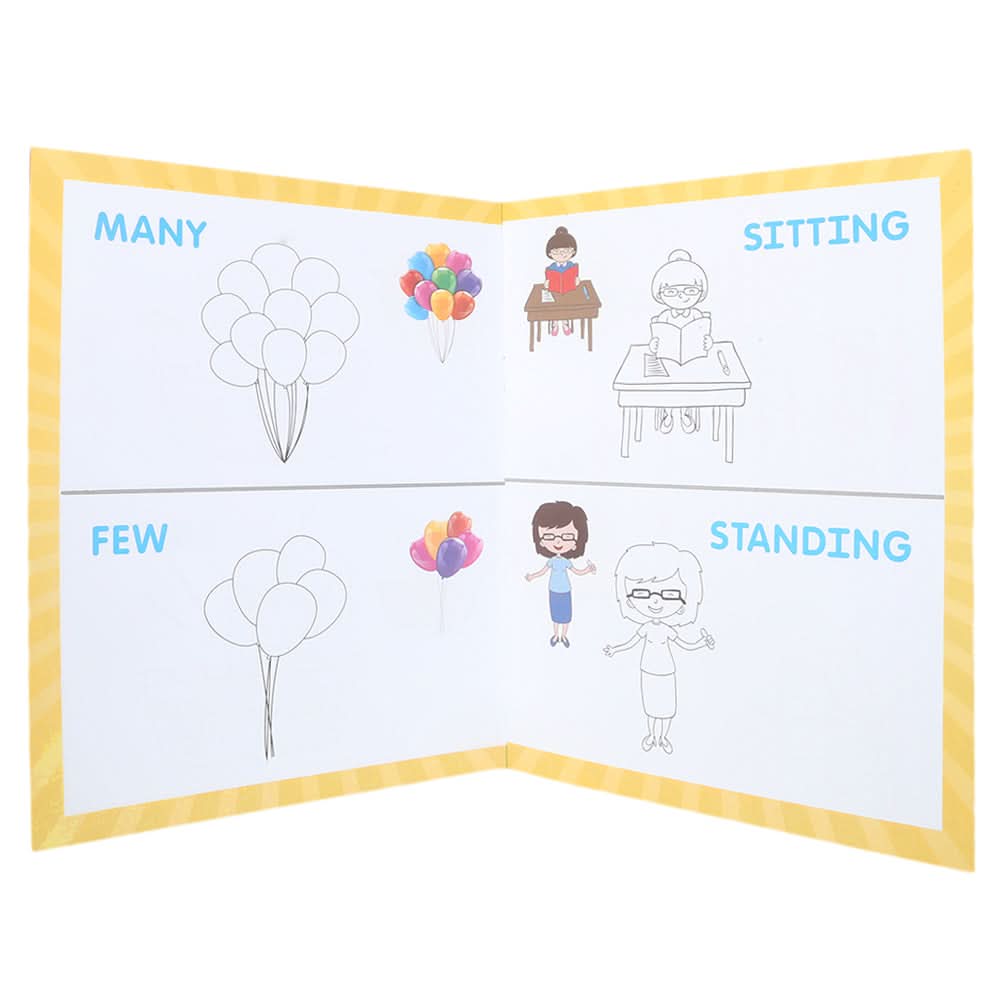 Super Copy Colouring Opposites, Kids, Kids Colouring Books, 3 to 6 Years, Chase Value