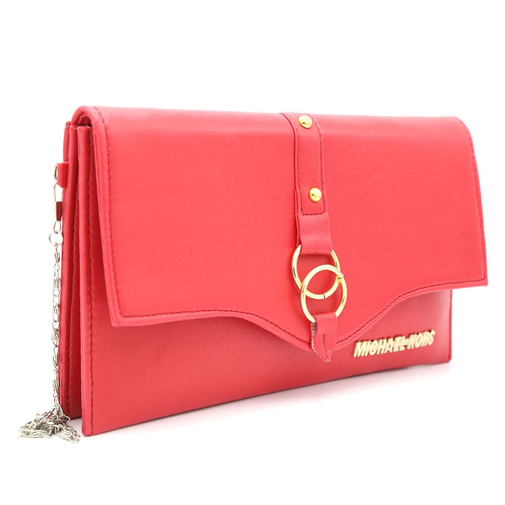 Women's Clutch Kam-2057 - Red, Women, Clutches, Chase Value, Chase Value