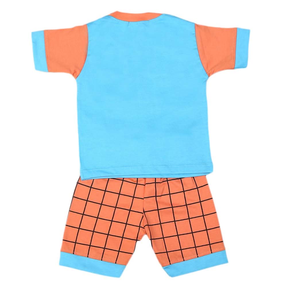 Boys Half Sleeves Suit - Blue, Kids, Boys Sets And Suits, Chase Value, Chase Value