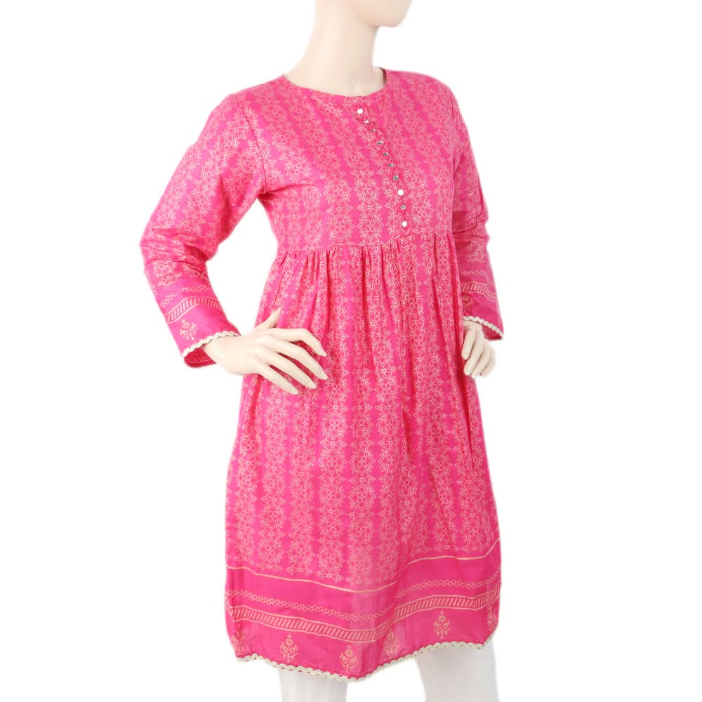 Women's Kurti - Pink, Women, Ready Kurtis, Chase Value, Chase Value