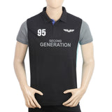 Weekly Offer - Men's Half Sleeves Polo T-Shirt - Black, Men, T-Shirts And Polos, Chase Value, Chase Value