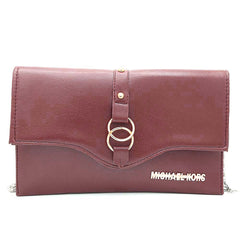 Women's Clutch Kam-2057 - Maroon, Women, Clutches, Chase Value, Chase Value