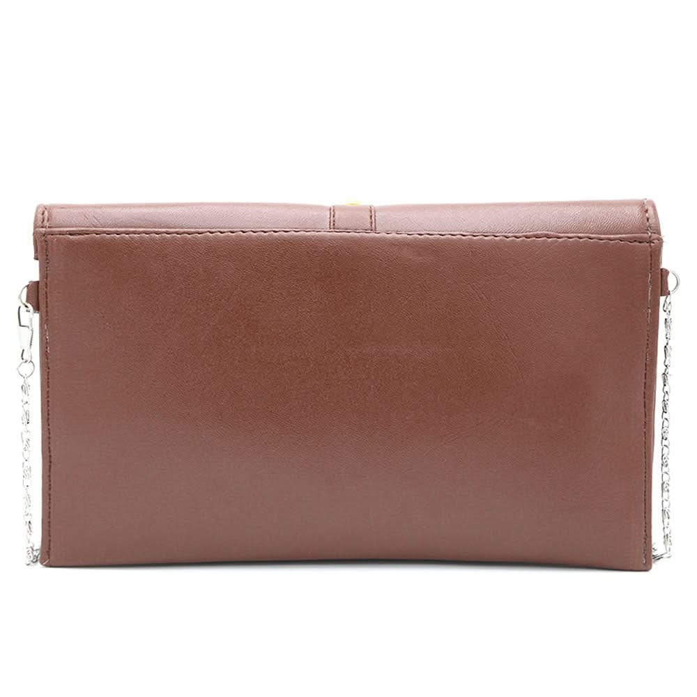 Women's Clutch Kam-2057 - Brown, Women, Clutches, Chase Value, Chase Value
