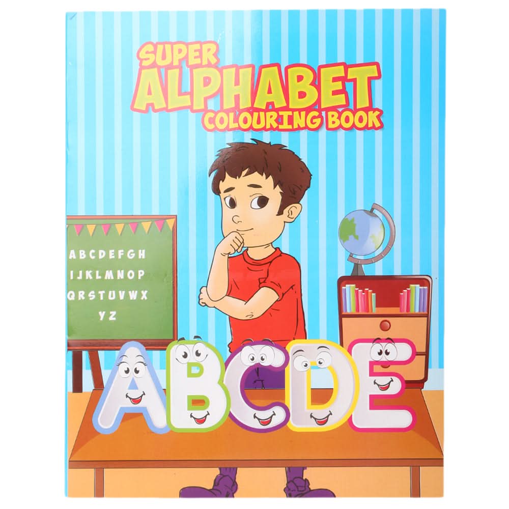 Super Copy Colouring Alphabets, Kids, Kids Colouring Books, 3 to 6 Years, Chase Value