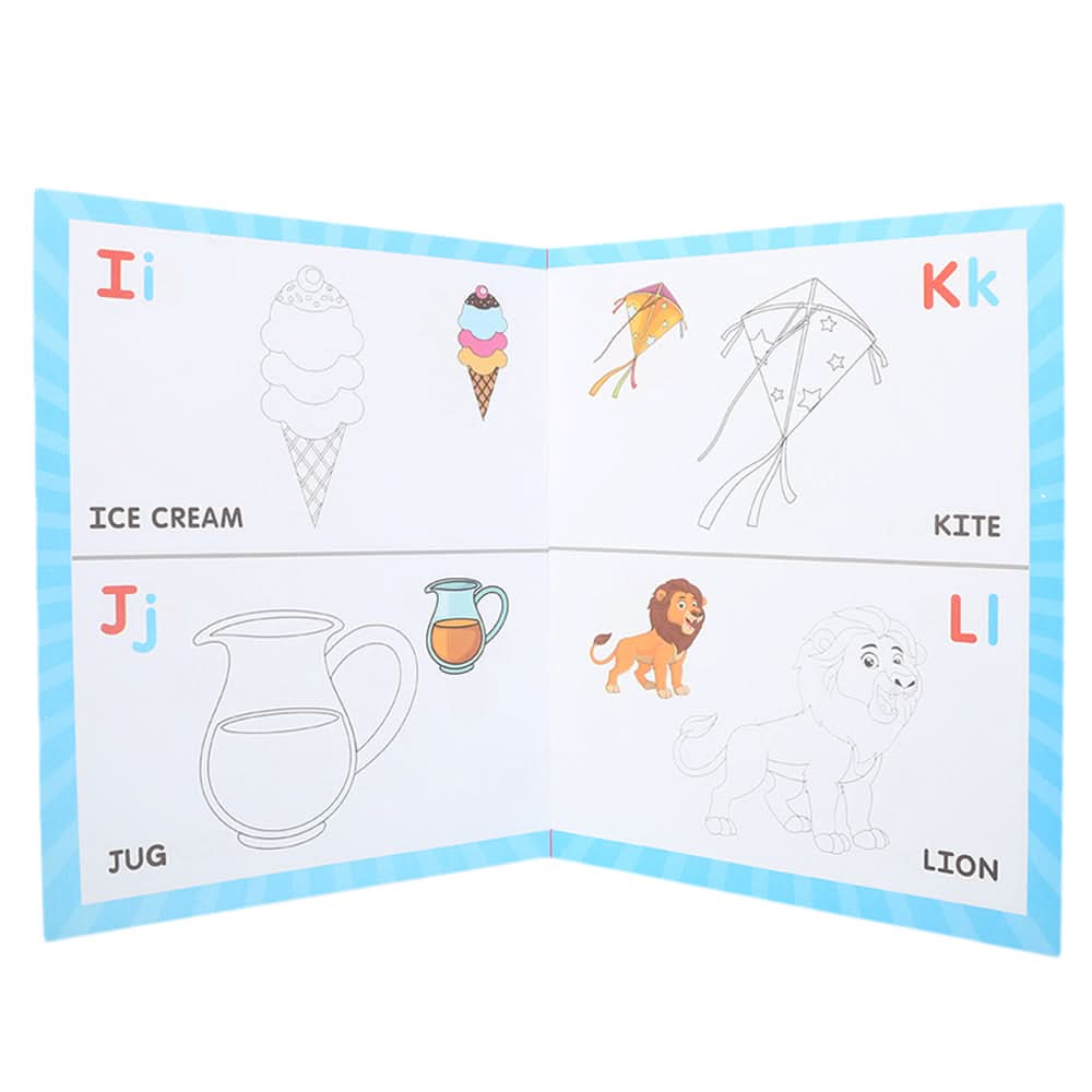 Super Copy Colouring Alphabets, Kids, Kids Colouring Books, 3 to 6 Years, Chase Value
