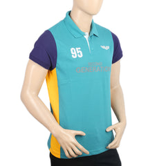 Weekly Offer - Men's Half Sleeves Polo T-Shirt - Sea Green, Men, T-Shirts And Polos, Chase Value, Chase Value