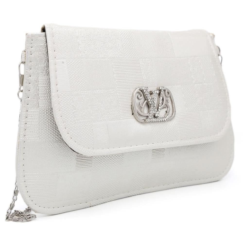 Women's Clutch (9141) - Off White, Women, Clutches, Chase Value, Chase Value