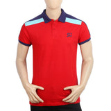Weekly Offer - Men's Half Sleeves Polo T-Shirt - Red, Men, T-Shirts And Polos, Chase Value, Chase Value