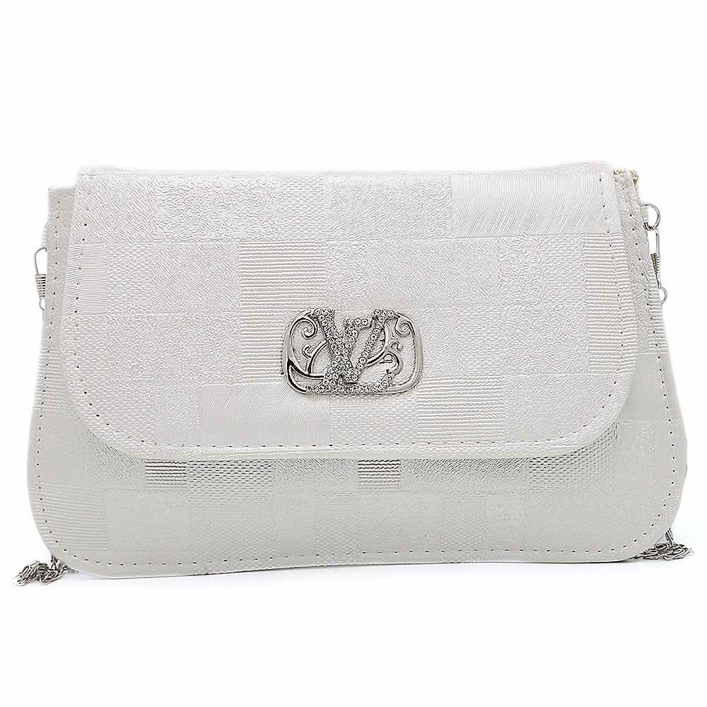 Women's Clutch (9141) - Off White, Women, Clutches, Chase Value, Chase Value