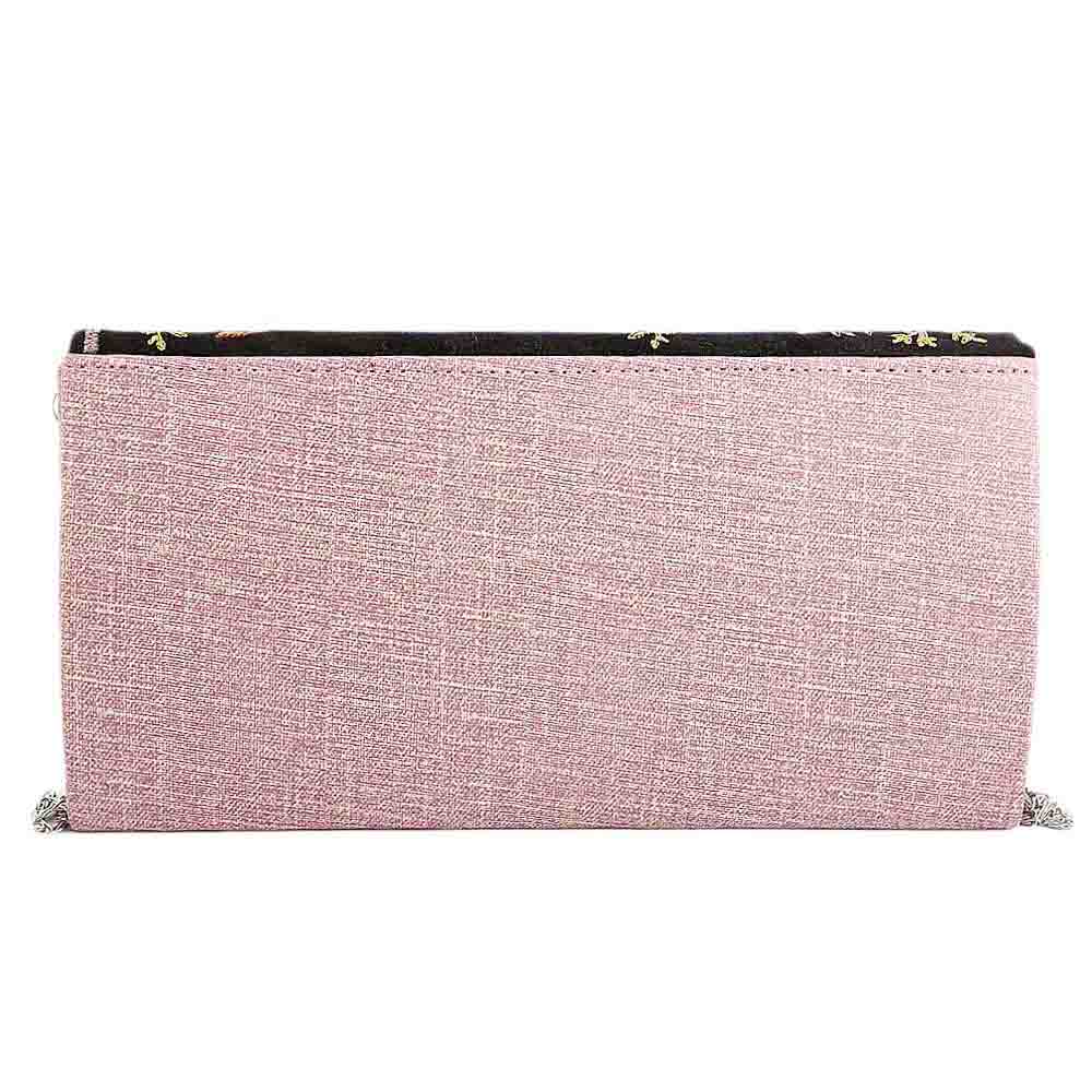 Women's Embroidered Clutch (9035) - Tea Pink, Women, Clutches, Chase Value, Chase Value