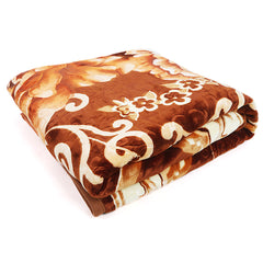Emperor Blanket 2 PLY Single Bed - Brown, Home & Lifestyle, Blanket, Chase Value, Chase Value