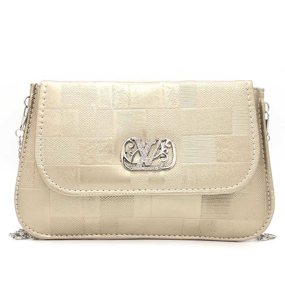 Women's Clutch (9141) - Golden, Women, Clutches, Chase Value, Chase Value