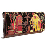 Women's Embroidered Clutch (9035) - Coffee, Women, Clutches, Chase Value, Chase Value