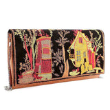 Women's Embroidered Clutch (9035) - Light Brown, Women, Clutches, Chase Value, Chase Value