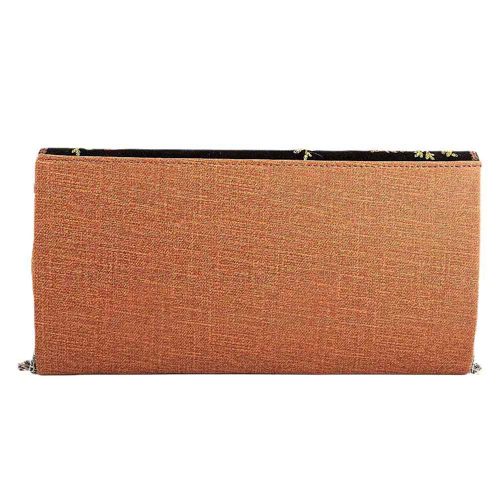 Women's Embroidered Clutch (9035) - Brown, Women, Clutches, Chase Value, Chase Value