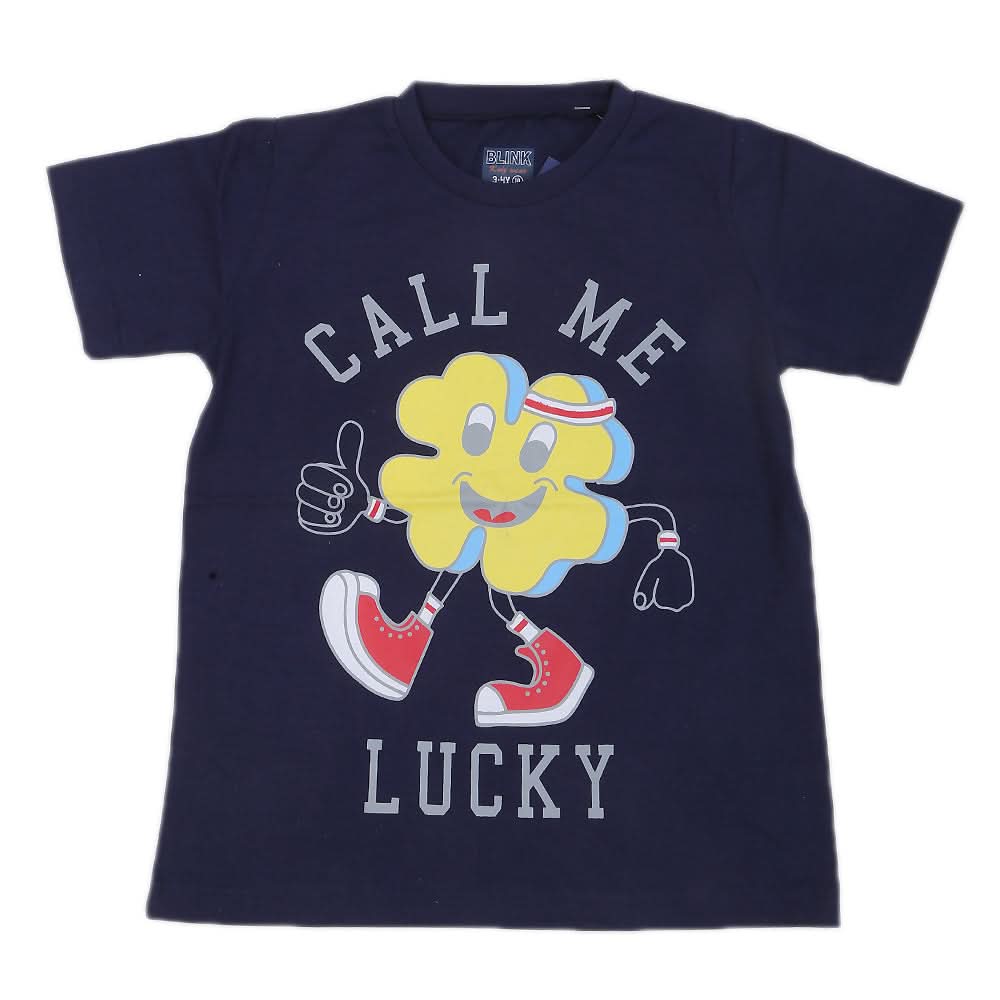 Boys Half Sleeves Jersey T-Shirt - Navy Blue, Kids, Boys T-Shirts, Chase Value, Chase Value