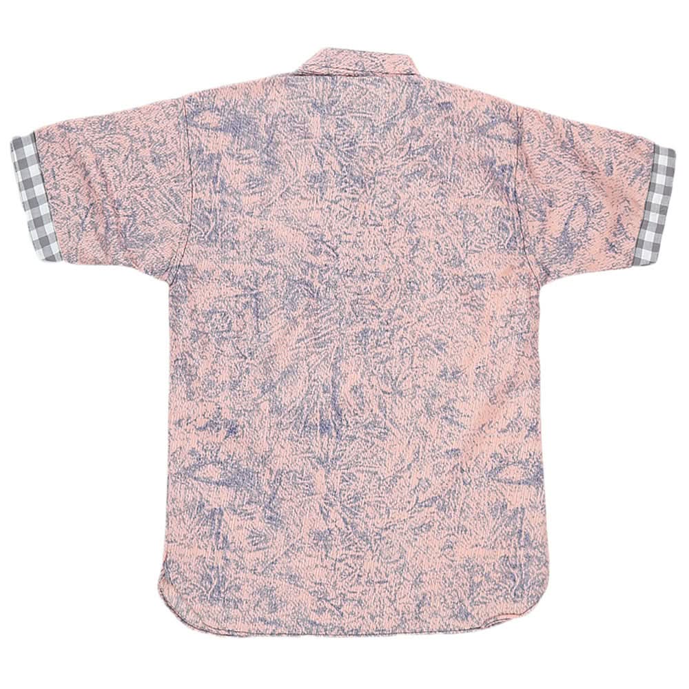 Boys Half Sleeves Casual Shirt - Peach, Kids, Boys Shirts, Chase Value, Chase Value