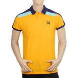 Weekly Offer - Men's Half Sleeves Polo T-Shirt - Yellow, Men, T-Shirts And Polos, Chase Value, Chase Value