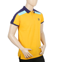 Weekly Offer - Men's Half Sleeves Polo T-Shirt - Yellow, Men, T-Shirts And Polos, Chase Value, Chase Value